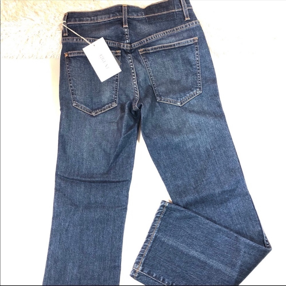 The Great Nerd Blue Straight Cropped Jeans 24 - Picture 4 of 7
